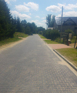 Grafika z przebudowy ulicy Strumykowej w Łobzie