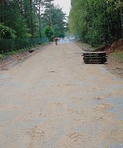 JPG z rozbudowy drogi w Ostrowie Mazowieckim